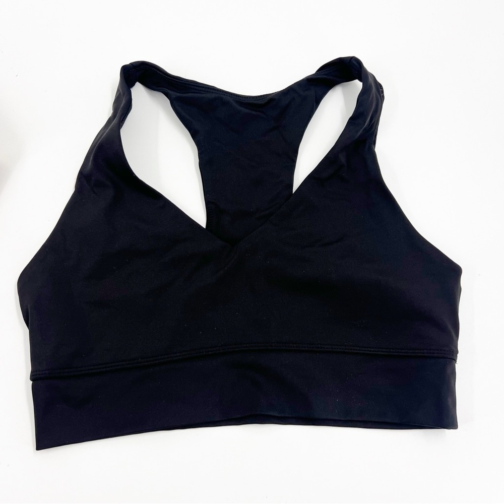 ✅ BALANCE ATHLETICA BLACK RACERBACK SPORTS BRA‎ SIZE MEDIUM. LIKE NEW CONDITION